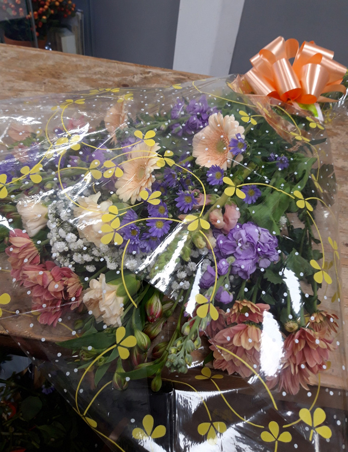 Anniversary aqua gift box  Bristol florist APB15